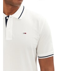 TOMMY HILFIGER TH JEANS Schmal geschnittenes, kurz&auml;rmeliges Poloshirt ecru - Herren-Polo-Shirts/Herren-Polo-Shirt/Herrenpoloshirt/Herrenpoloshirts - 3