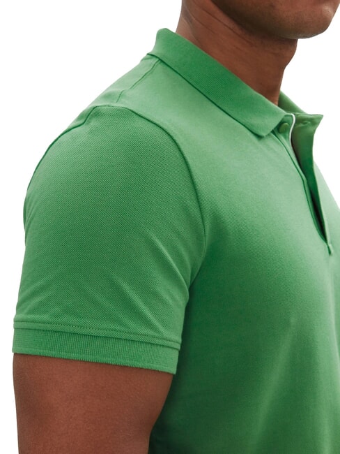 TH JEANS Kurz&auml;rmeliges Poloshirt mit Flagge K&uuml;stengr&uuml;n - Herren-Polo-Shirts/Herren-Polo-Shirt/Herrenpoloshirt/Herrenpoloshirts