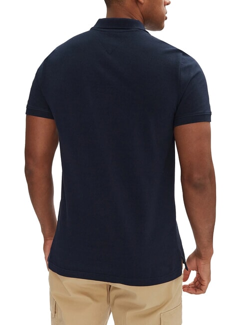 TH JEANS Kurz&auml;rmeliges Poloshirt mit Flagge dunkle Nachtmarine - Herren-Polo-Shirts/Herren-Polo-Shirt/Herrenpoloshirt/Herrenpoloshirts