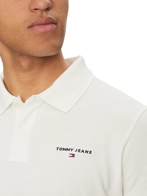 TH JEANS Kurz&auml;rmeliges Poloshirt mit Logo ecru - Herren-Polo-Shirts/Herren-Polo-Shirt/Herrenpoloshirt/Herrenpoloshirts