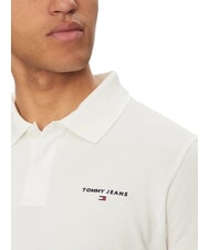 TOMMY HILFIGER TH JEANS Kurz&auml;rmeliges Poloshirt mit Logo ecru - Herren-Polo-Shirts/Herren-Polo-Shirt/Herrenpoloshirt/Herrenpoloshirts - 3