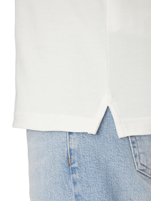 TH JEANS Kurz&auml;rmeliges Poloshirt mit Logo ecru - Herren-Polo-Shirts/Herren-Polo-Shirt/Herrenpoloshirt/Herrenpoloshirts