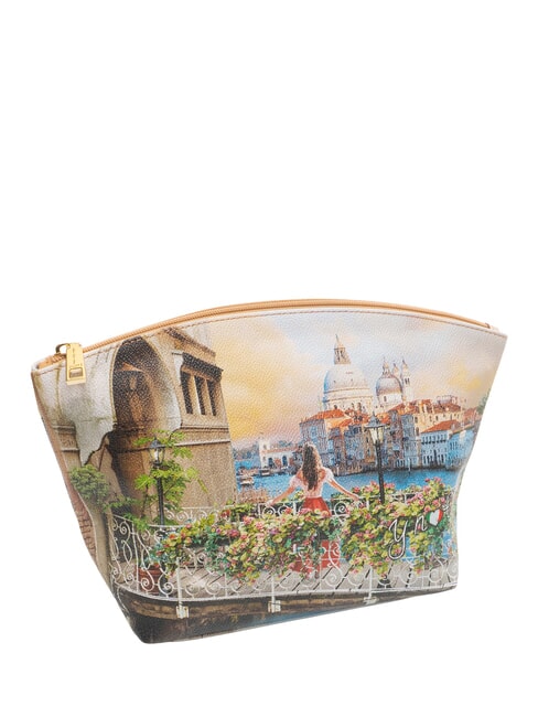 YESBAG Gro&szlig;er, ausgestellter Kosmetikkoffer blumenreicher Kanal - Beauty-Case