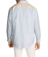 TOMMY HILFIGER TH Langarmhemd mit Farbblockmuster luftiges Blau - Herrenhemden - 2