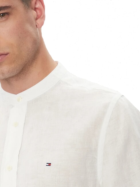 TH Hemd mit normaler Passform und koreanischem Kragen optisches Wei&szlig; - Herrenhemden