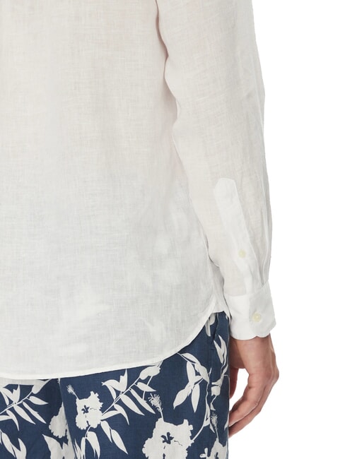 TH Hemd mit normaler Passform und koreanischem Kragen optisches Wei&szlig; - Herrenhemden