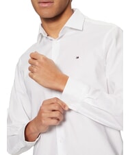 TOMMY HILFIGER TH Schmal geschnittenes Langarmhemd optisches Wei&szlig; - Herrenhemden - 3