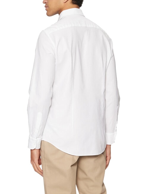 TH Schmal geschnittenes Langarmhemd optisches Wei&szlig; - Herrenhemden