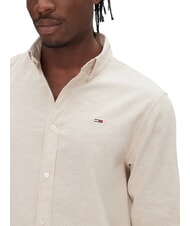 TOMMY HILFIGER TH JEANS Lang&auml;rmeliges Hemd aus Leinenmischgewebe Reliktbr&auml;une - Herrenhemden - 3