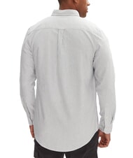 TOMMY HILFIGER TH JEANS Lang&auml;rmeliges gestreiftes Hemd W&uuml;stenhimmel / elfenbeinfarbenes Bl&uuml;tenblatt - Herrenhemden - 2