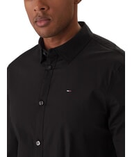 TOMMY HILFIGER TH JEANS Schmal geschnittenes Langarmhemd Tommy Black - Herrenhemden - 3