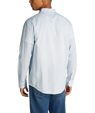 TOMMY HILFIGER TH JEANS Lang&auml;rmeliges Hemd aus Leinenmischgewebe s&uuml;&szlig;es Blau - Herrenhemden - 2