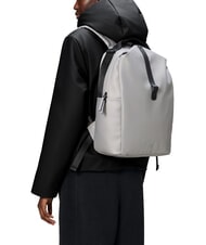 RAINS CLIP FRONT Wasserdichter Rucksack Nimbus - Rucks&auml;cke f&uuml;r Schule &amp; Freizeit - 4
