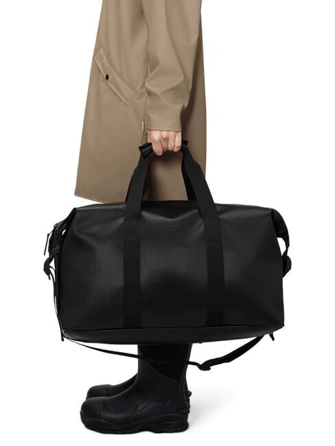 HILO WEEKEND Wasserdichte Tasche schwarze Maserung - Reisetaschen