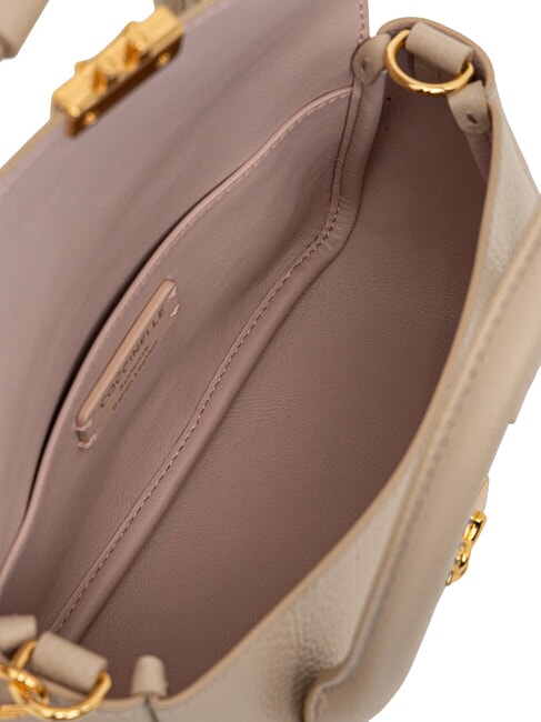 C-ME LOCK Mini-Handtasche mit Schulterriemen Sandmuschel - Damentaschen