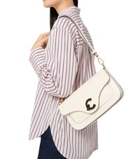 COCCINELLE C-ME CALF&MARB Umh&auml;ngetasche Perle - Damentaschen - 5