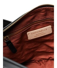 COCCINELLE PAKI Schultertasche mit Schultergurt Schwarz - Damentaschen - 3