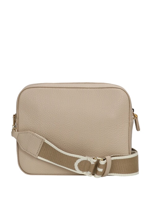 TEBE Kleine Tasche aus strukturiertem Leder Sandmuschel - Damentaschen