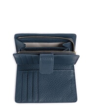 COCCINELLE METALLIC SOFT Geldb&ouml;rse aus strukturiertem Leder tiefblau - Brieftaschen Damen - 2