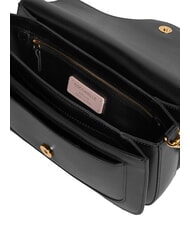 COCCINELLE C-ME CALF Schultertasche aus Leder Schwarz - Damentaschen - 4