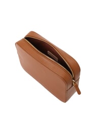 COCCINELLE TEBE Kleine Tasche aus strukturiertem Leder Cognac - Damentaschen - 3