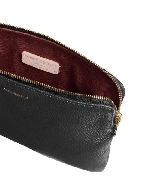 C-ME SOFTY Lederclutch Schwarz - Damentaschen