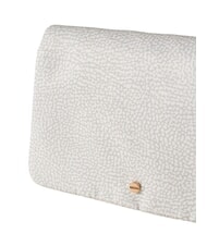 BORBONESE CLASSICA Mini-Umh&auml;ngetasche wei&szlig;e Baumwolle - Damentaschen - 3