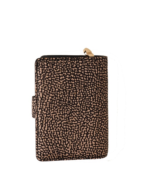 CLASSICA Mittelgro&szlig;e Geldb&ouml;rse mit M&uuml;nzfach OP / NATUR / SCHWARZ - Damentaschen