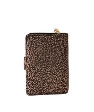 BORBONESE CLASSICA Mittelgro&szlig;e Geldb&ouml;rse mit M&uuml;nzfach OP / NATUR / SCHWARZ - Damentaschen - 3