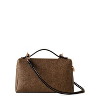 BORBONESE GEMINI Kleine Koffertasche mit Schultergurt natur op / schwarz - Damentaschen - 4