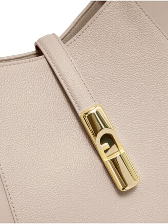 GOCCIA Umh&auml;ngetasche, Leder Leinen - Damentaschen