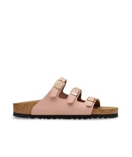BIRKENSTOCK FLORIDA Dreireihiger Hausschuh aus Nubukleder - Damenschuhe