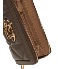 LOVE MOSCHINO EMBOSSED Mittelgro&szlig;e Geldb&ouml;rse mit Rei&szlig;verschluss Dreck - Brieftaschen Damen - 2