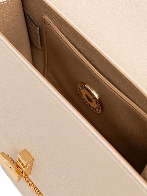 HEART TURNLOCK Mini-Handtasche mit Schulterriemen Elfenbein - Damentaschen