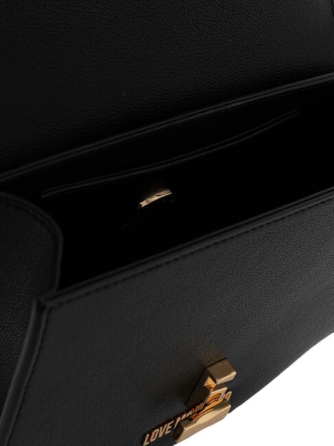 HEART TURNLOCK Mini-Handtasche mit Schulterriemen Schwarz - Damentaschen