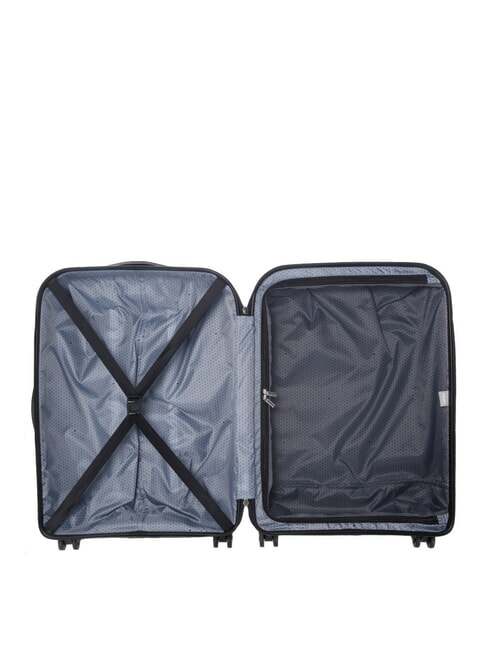 BINALONG Set mit 3 Trolleys: Kabine+mittel, gro&szlig; exp Schwarz - Trolleyset