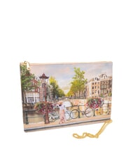 YNOT YESBAG SPECIAL Umh&auml;ngetasche aus Metall mit Umschlag Fahrr&auml;der - Damentaschen - 2