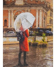 YNOT YESBAG Schultertasche mit zwei F&auml;chern Rom regnet - Damentaschen - 3