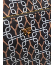 YNOT AUDREY Schultertasche mit Allover-Logo SCHWARZ - Damentaschen - 3