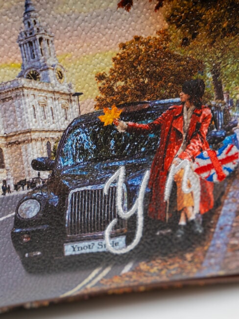 YESBAG Schultertasche f&uuml;r Kamera London-Tourist - Damentaschen