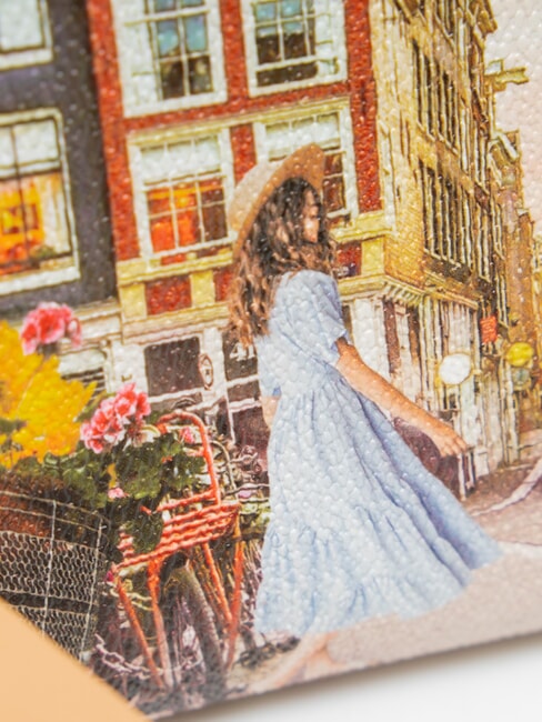 YESBAG Mittelgro&szlig;e Clutch mit Manschette Holland-Tr&auml;ume - Damentaschen