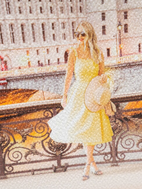 YESBAG Clutch mit Schulterriemen aus Metall zustimmen - Damentaschen