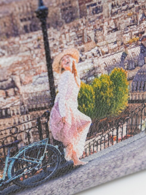 YESBAG Mittelgro&szlig;e Clutch mit Manschette Promenade - Damentaschen