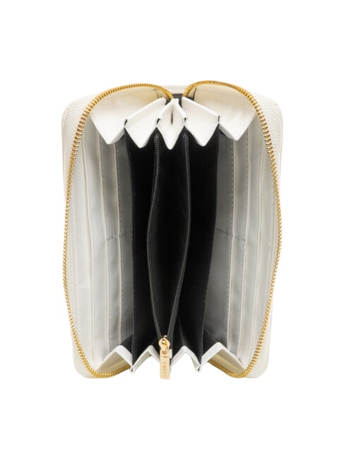 LUCY Gro&szlig;e Geldb&ouml;rse mit Rei&szlig;verschluss Wei&szlig; - Brieftaschen Damen