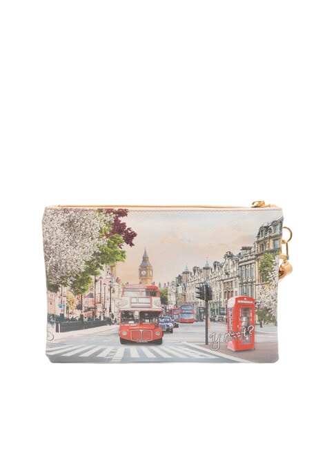YESBAG Mittelgro&szlig;e Clutch mit Manschette London Rainbow - Damentaschen