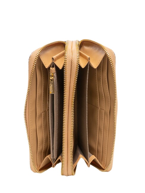 YESBAG Gro&szlig;e Geldb&ouml;rse mit 2 Rei&szlig;verschl&uuml;ssen London Rainbow - Brieftaschen Damen