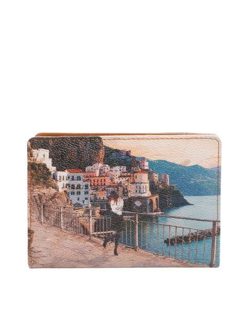 YESBAG Kartenetui mit M&uuml;nzfach Winterk&uuml;ste - Brieftaschen Damen