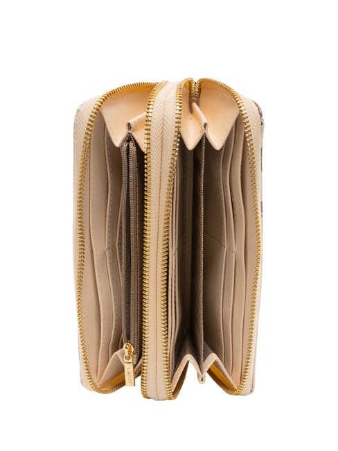 YESBAG Gro&szlig;e Geldb&ouml;rse mit 2 Rei&szlig;verschl&uuml;ssen Sonnenuntergang in Griechenland - Brieftaschen Damen