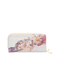 YNOT YESBAG Gro&szlig;e Geldb&ouml;rse mit 2 Rei&szlig;verschl&uuml;ssen Sonnenuntergang in Griechenland - Brieftaschen Damen - 3