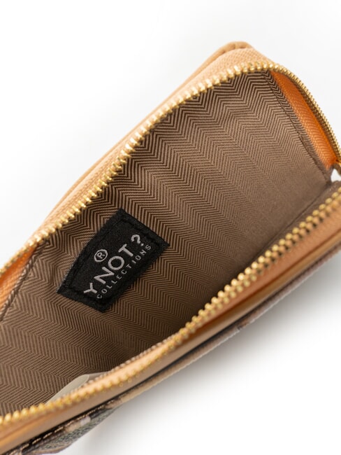 YESBAG Flaches Kartenetui mit Rei&szlig;verschluss und Handgelenkschlaufe blumenreicher Kanal - Brieftaschen Damen